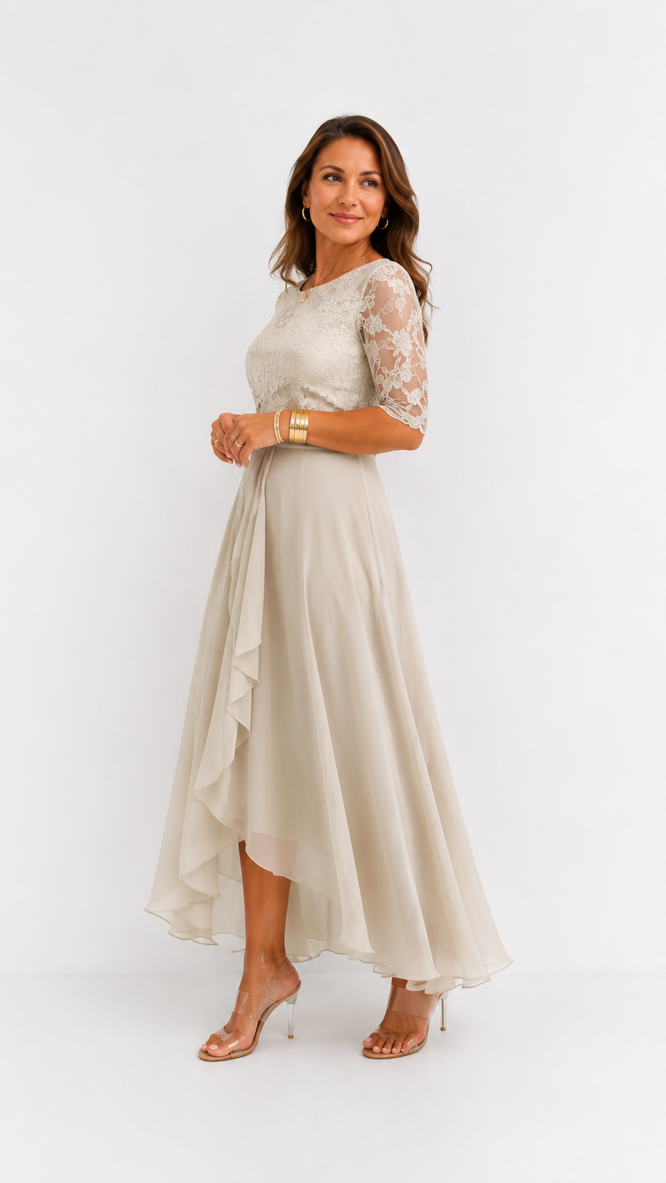 RHONDA | Élégante robe en dentelle
