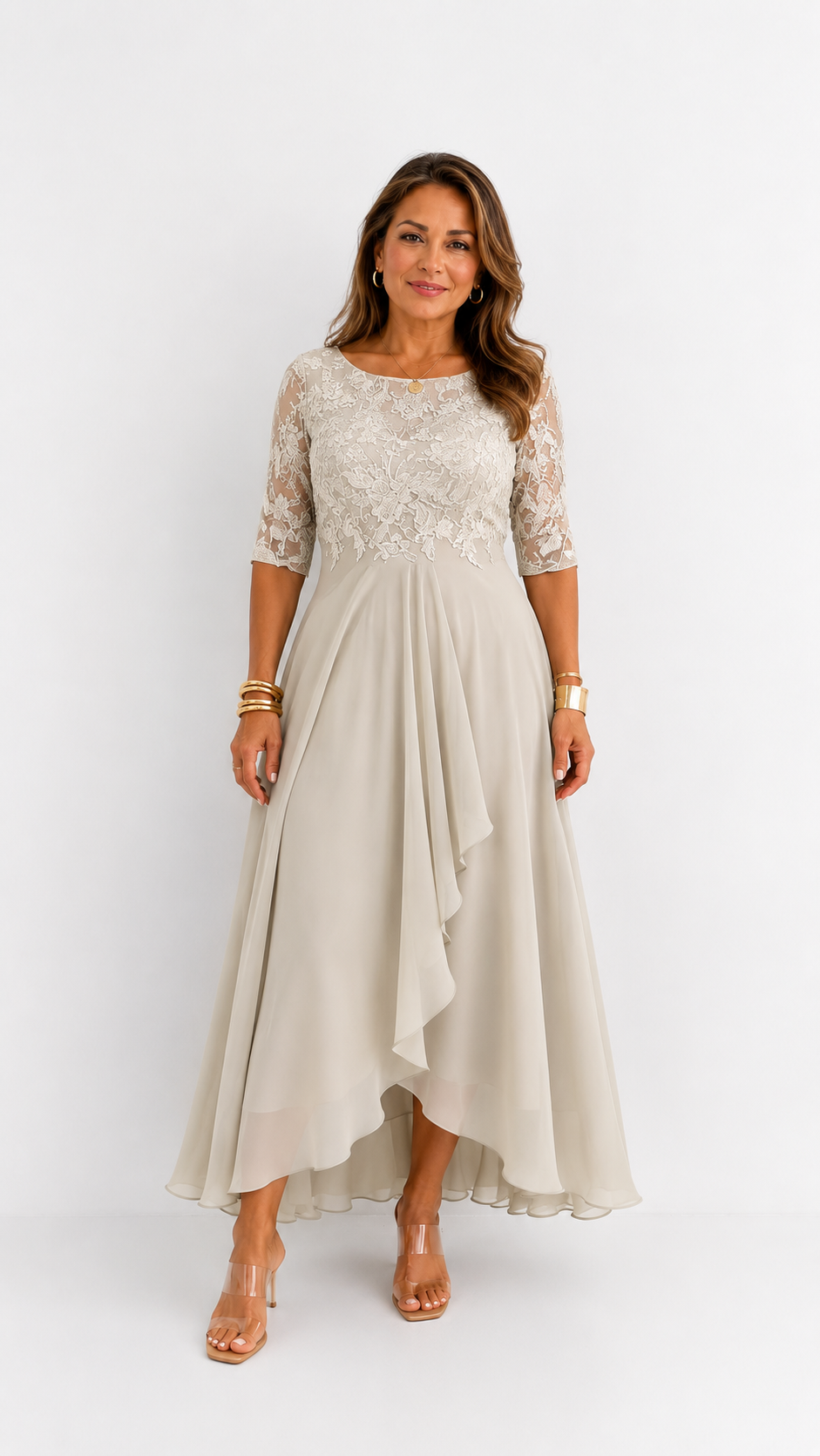 RHONDA | Élégante robe en dentelle