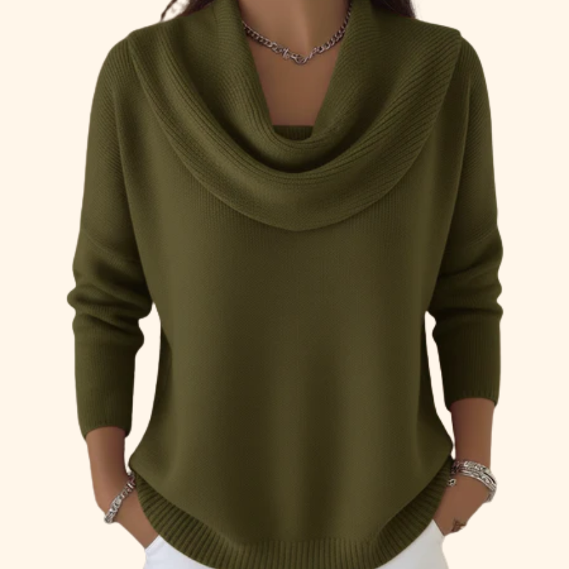 Arlette | Pull Doux à Col Élégant