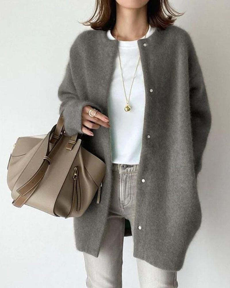 Fiorelle | Cardigan long pour femme | Hiver