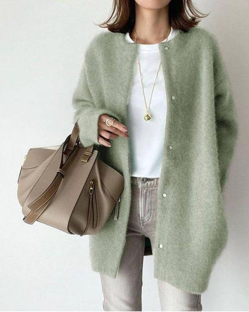 Fiorelle | Cardigan long pour femme | Hiver