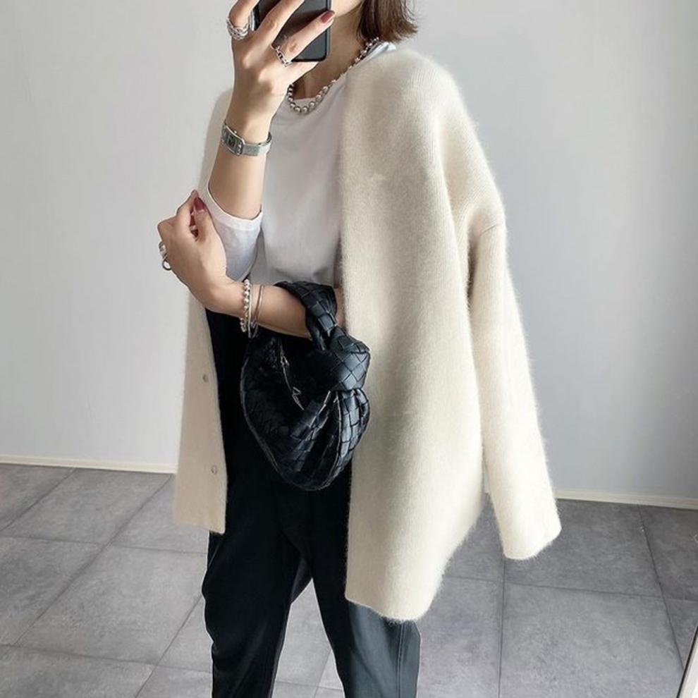 Fiorelle | Cardigan long pour femme | Hiver