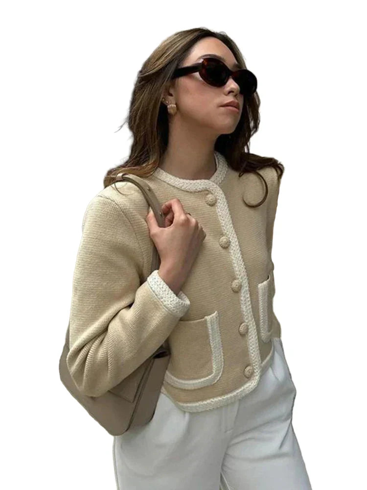 Nour | Cardigan long à manches pour femme | Tendance