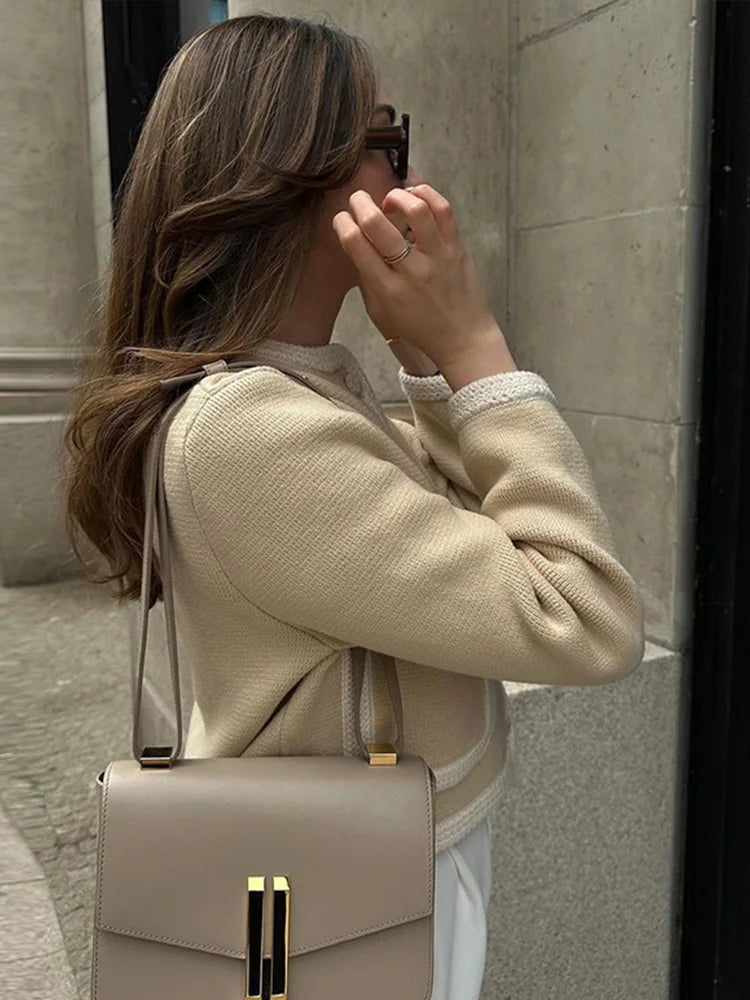 Nour | Cardigan long à manches pour femme | Tendance