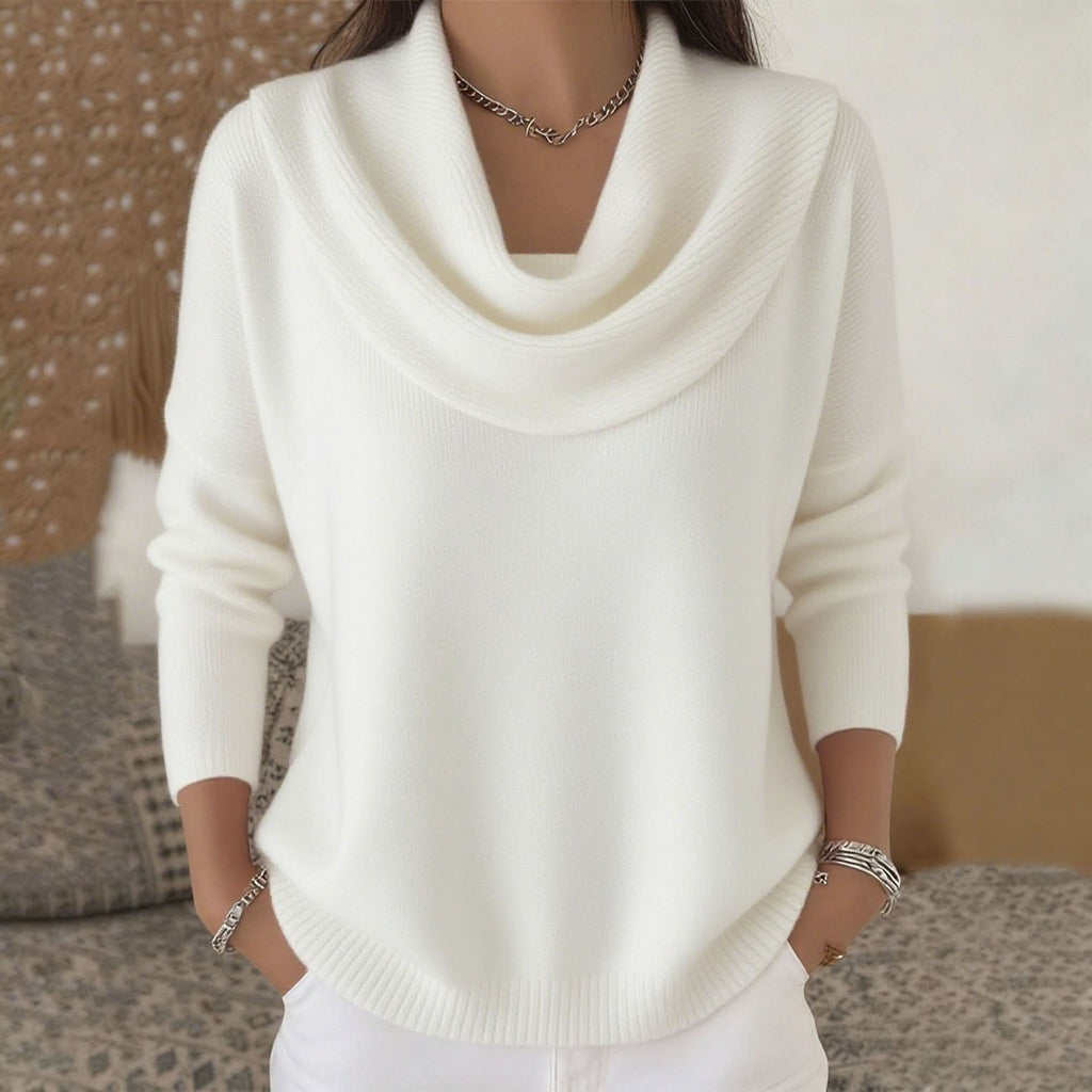 Arlette | Pull Doux à Col Élégant