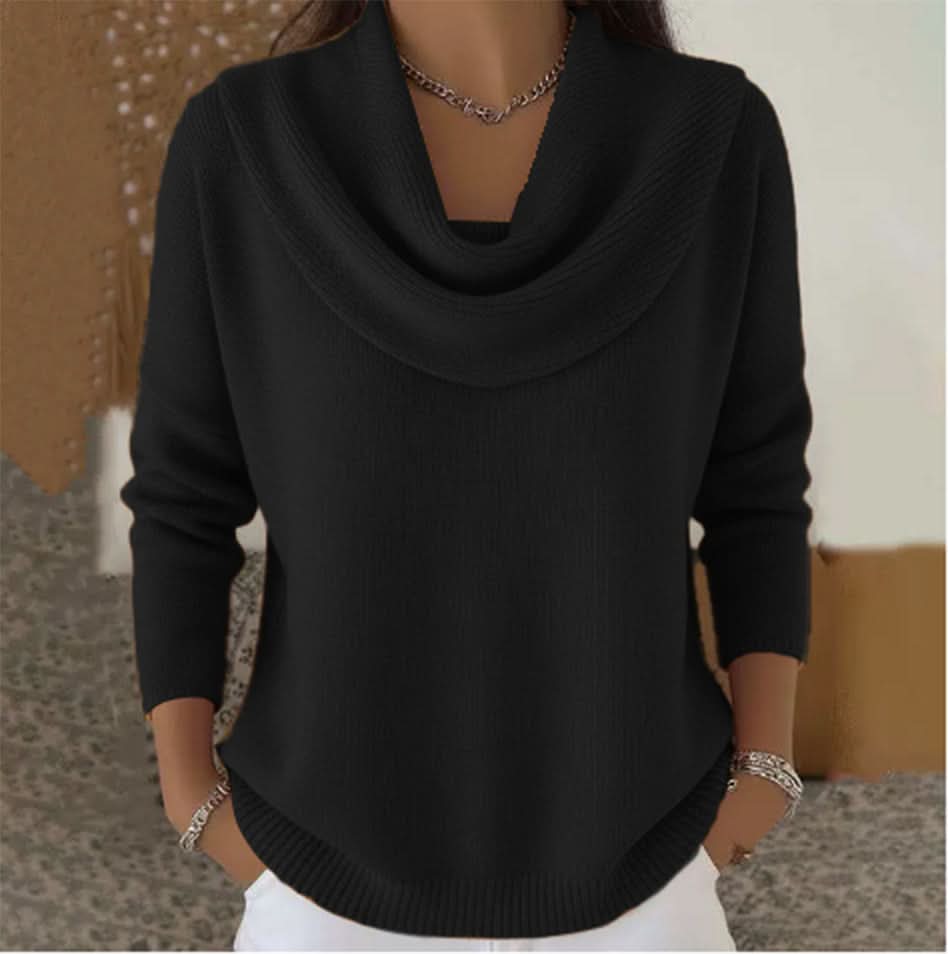 Arlette | Pull Doux à Col Élégant
