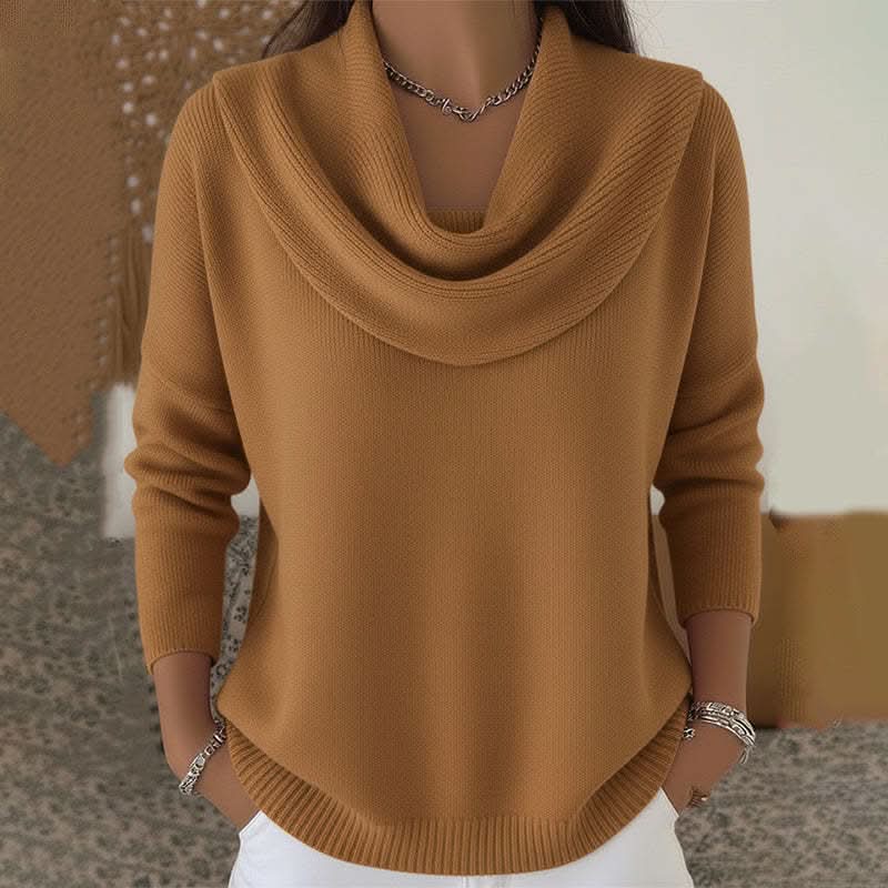 Arlette | Pull Doux à Col Élégant