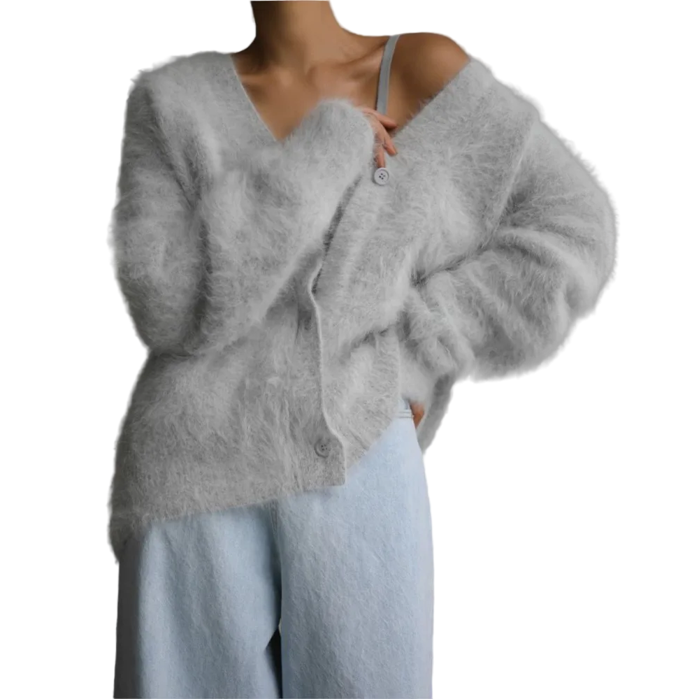 Pascale | Cardigan à col en V pour femme | Moderne