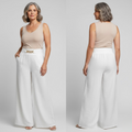 Évelyne | Pantalon Large Taille Haute