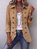 CRESTELLE | Veste à imprimé western avec volants