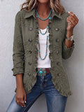 KAMBERLY | Veste bohème chic florale à bord volanté